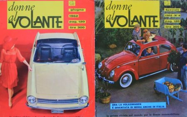 "Donne al Volante" Italien Automobile-Magazine 1962 five issues (6834)